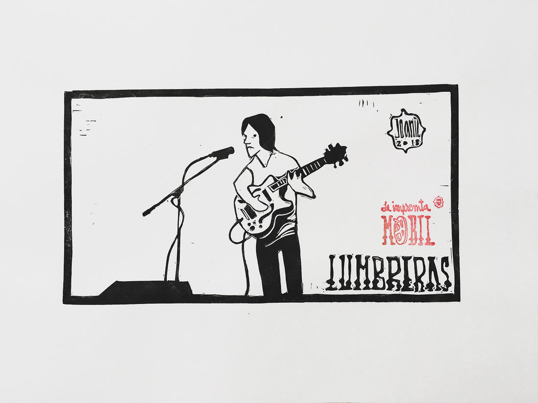 La impremta mòbil recorda LUMBRERAS i "se" perd pel bosc...