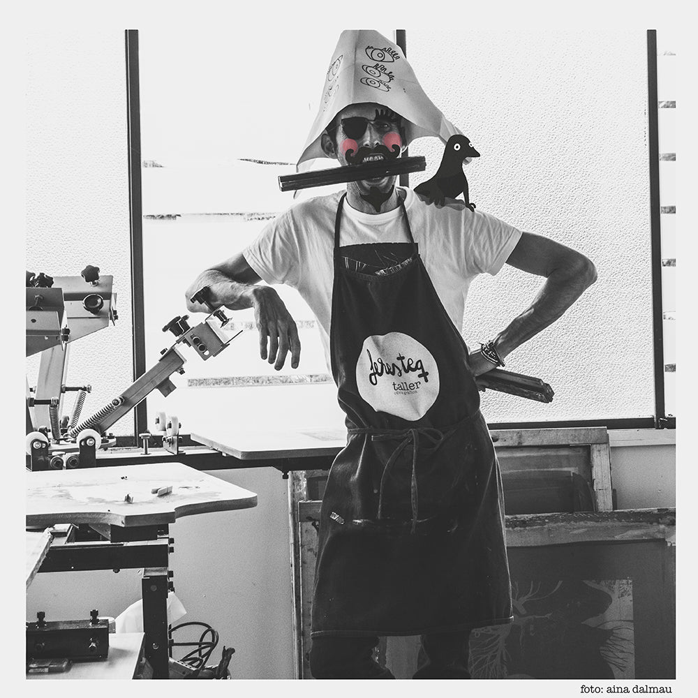 Serigrafia amb Monsieur Frou-Frou