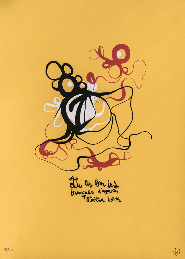 Tu ets com les branques d'aquesta olivera borda